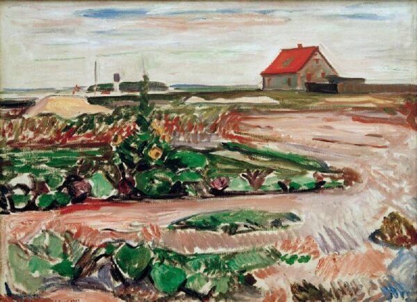 Landscape near Travemünde - Edvard Munch