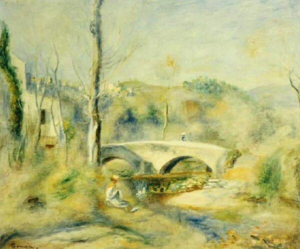 Landscape with a Bridge - Pierre-Auguste Renoir