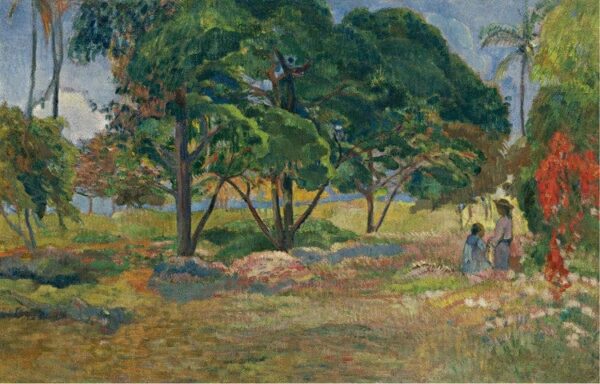 Landscape with Three Trees - Paul Gauguin