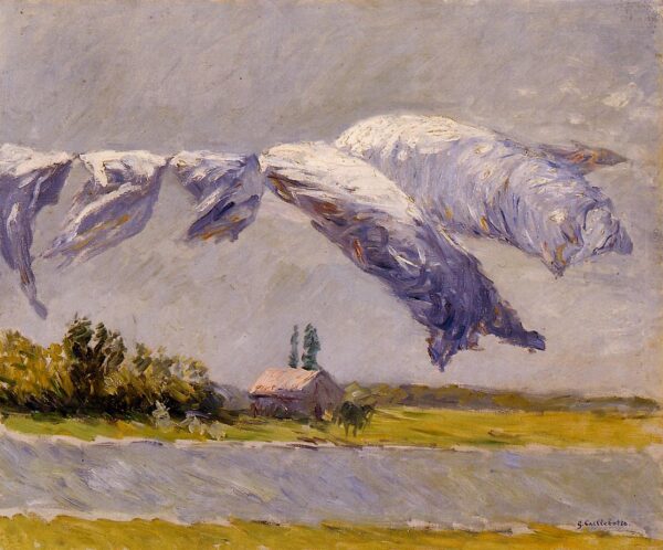 Drying Laundry, Petit Gennevilliers - Caillebotte