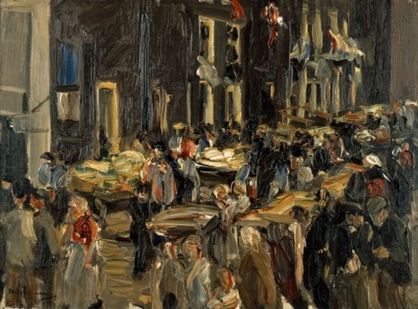 Alley of Jews in Amsterdam - Max Liebermann