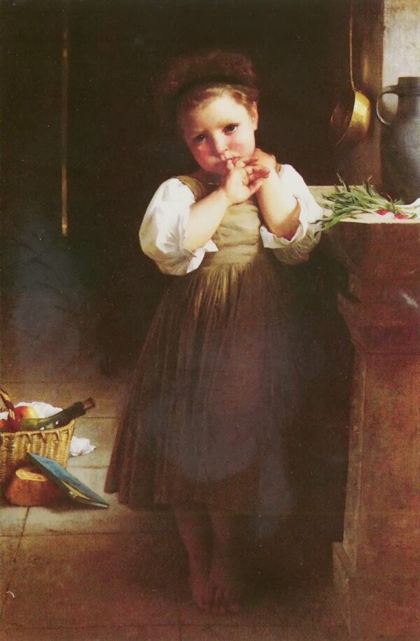 A Little Coaxing - William Bouguereau