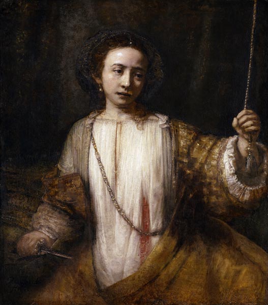 Lucretia – Rembrandt van Rijn Oil Painting Reproduction for Sale