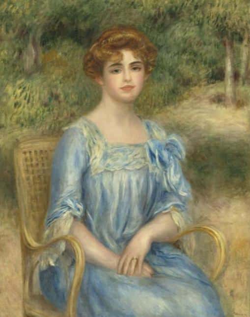 Madame Gaston Bernheim de Villers, née Suzanne Adler – Pierre-Auguste Renoir Oil Painting Reproduction