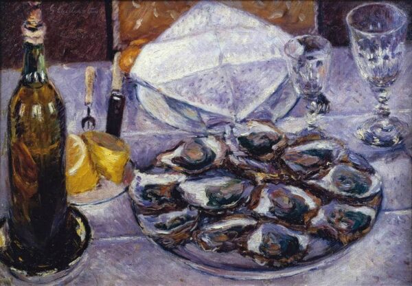 Still Life with Oysters – Caillebotte Oil Painting Reproduction