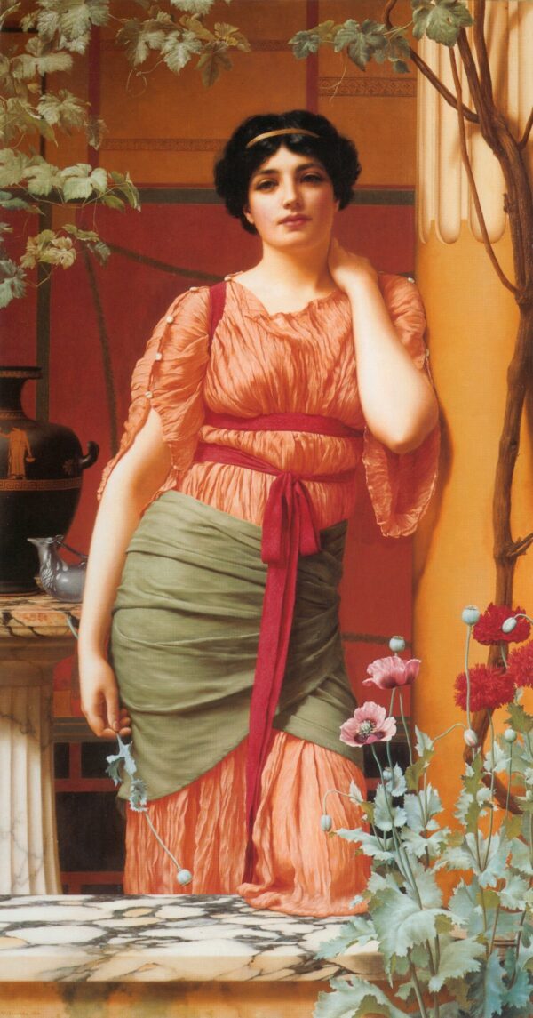 Nérissa – John William Godward Oil Painting Reproduction