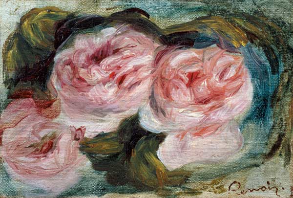 Les Trois Roses – Pierre-Auguste Renoir Oil Painting Reproduction