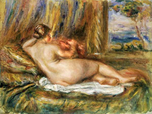 Nude Reclining - Pierre-Auguste Renoir