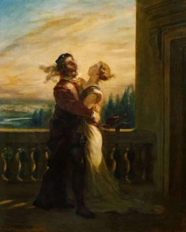 Romeo and Juliet - Eugène Delacroix