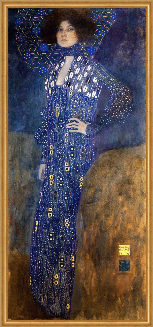 Portrait of Emilie Flöge II - Gustav Klimt