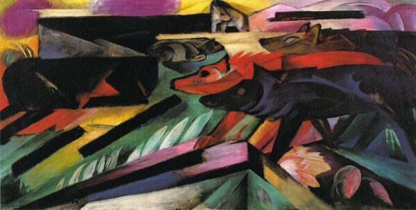 The Wolves (Balkan War) - Franz Marc