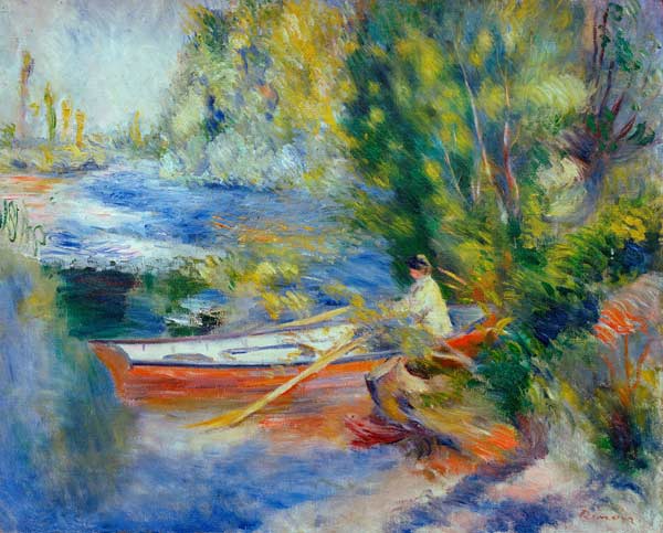 Renoir by the River - Pierre-Auguste Renoir