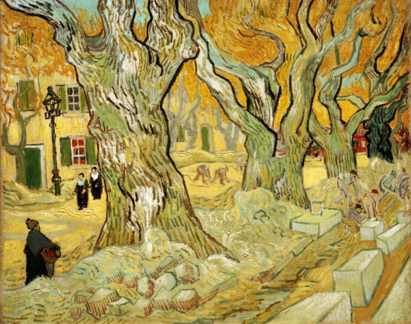 Roadworks in Saint-Remy - Van Gogh