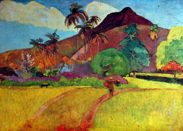 Tahitian Mountains – Paul Gauguin Oil Painting Reproduction