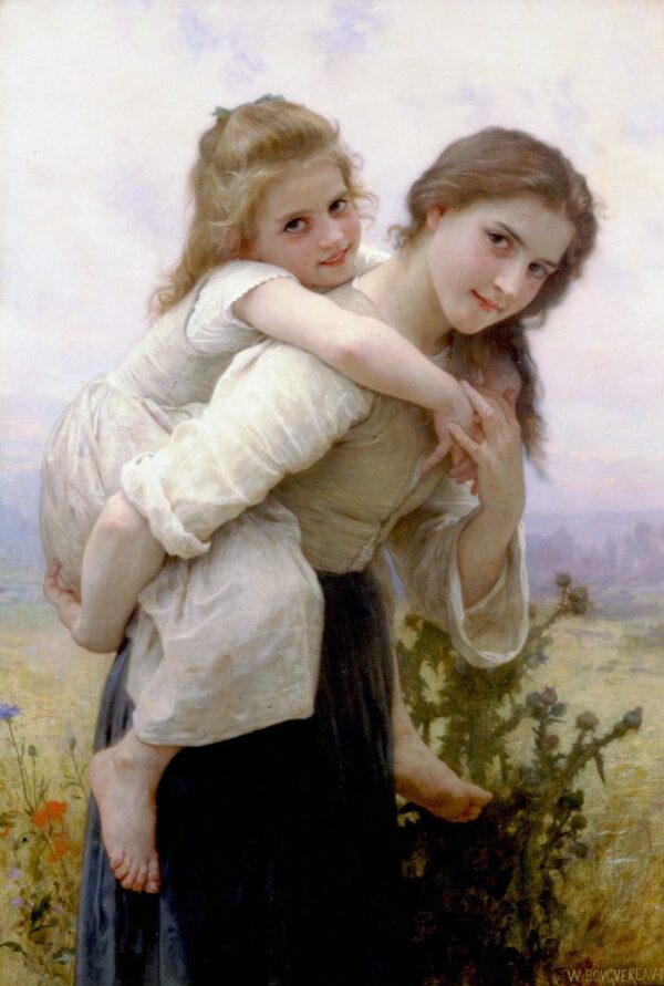 A Pleasant Burden - William Bouguereau