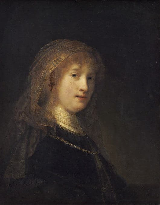 Portrait of Saskia van Uylenburgh - Rembrandt van Rijn