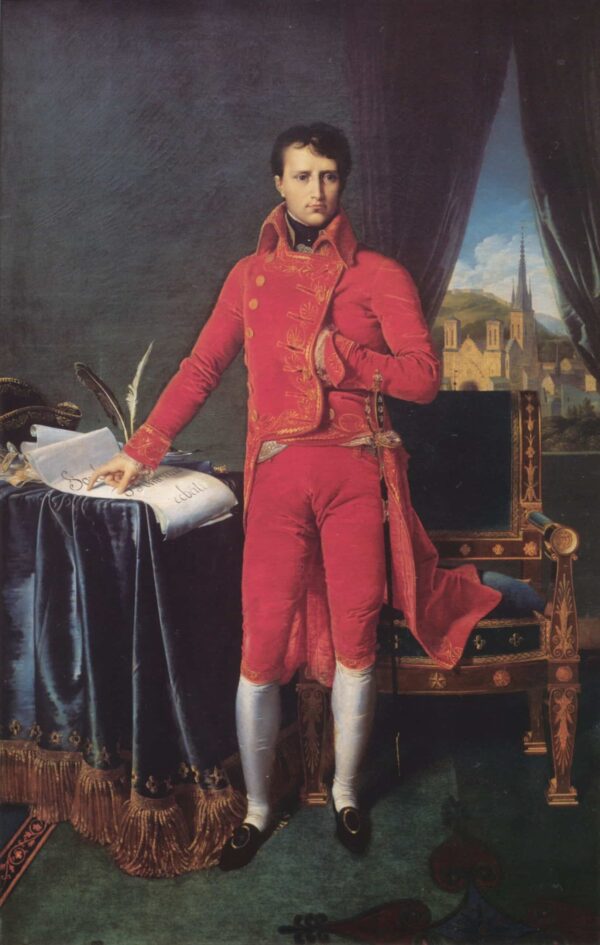 Portrait of Napoleon Bonaparte, The First Council - Jean-Auguste-Dominique Ingres