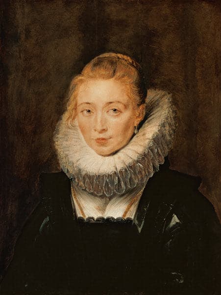 Portrait of the Maid of Honor of Infanta Isabella - Peter Paul Rubens