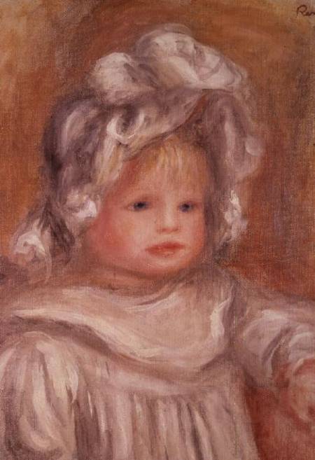 The Portrait of a Child - Pierre-Auguste Renoir