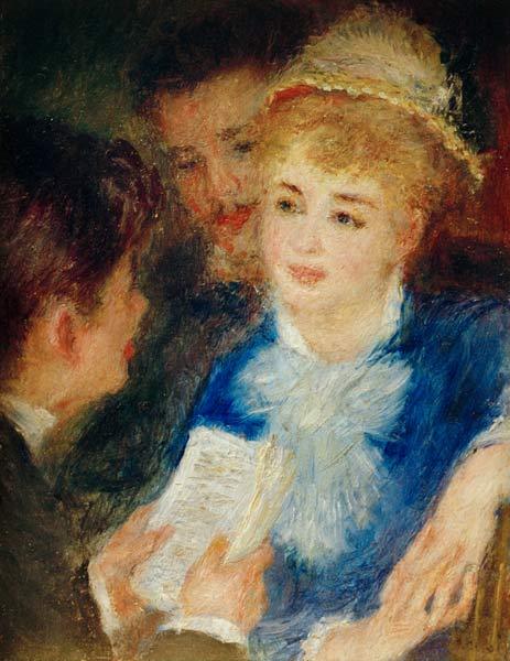 Reading the role - Pierre-Auguste Renoir