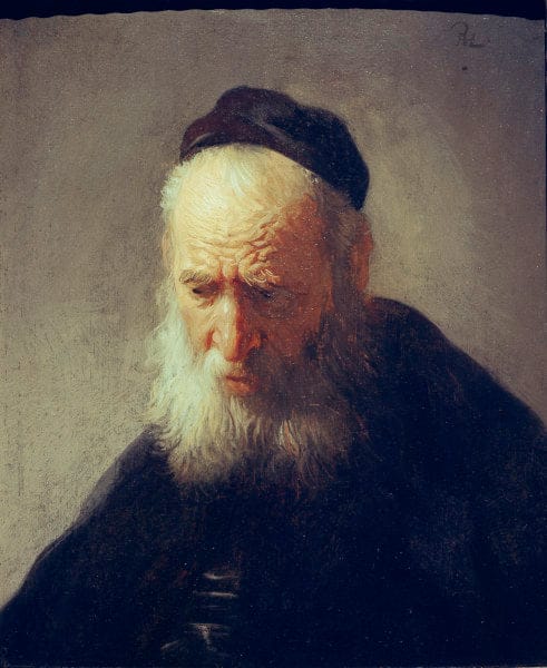 Head of an Old Man - Rembrandt van Rijn