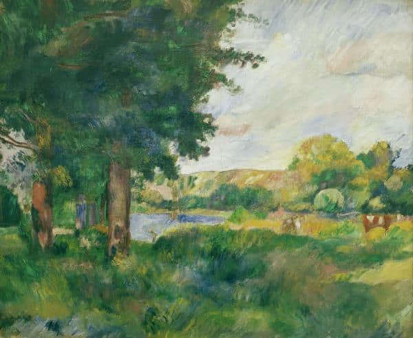 Landscape of the Island of France c.1885 - Pierre-Auguste Renoir