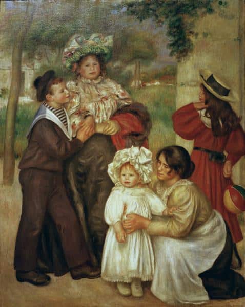 Renoir The Artist's Family 1896 - Pierre-Auguste Renoir