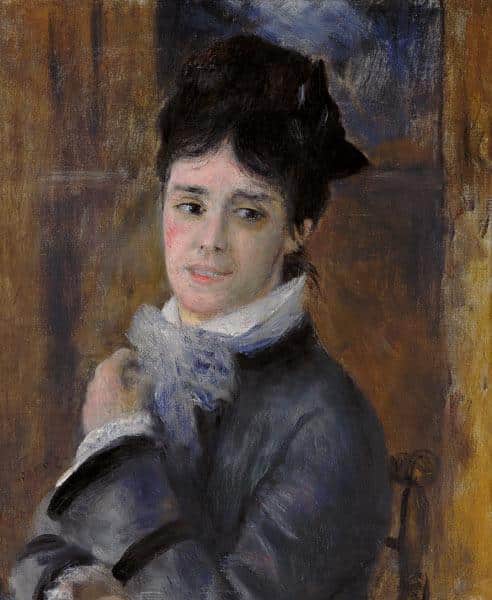 Madame Monet 1872 by Pierre-Auguste Renoir Oil Painting Reproduction