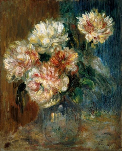 Vase with Peonies - Pierre-Auguste Renoir