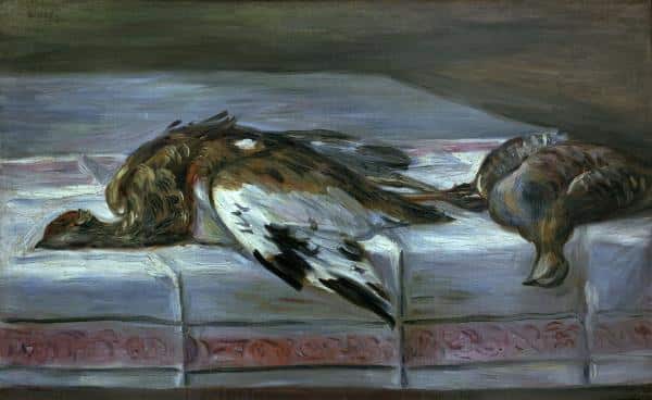 Still Life with Pheasant and Partridge – Pierre-Auguste Renoir Oil Painting Reproduction