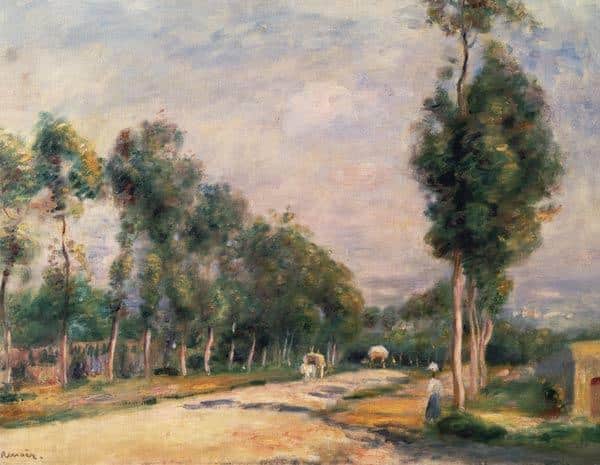 Road near Louveciennes 1895 - Pierre-Auguste Renoir