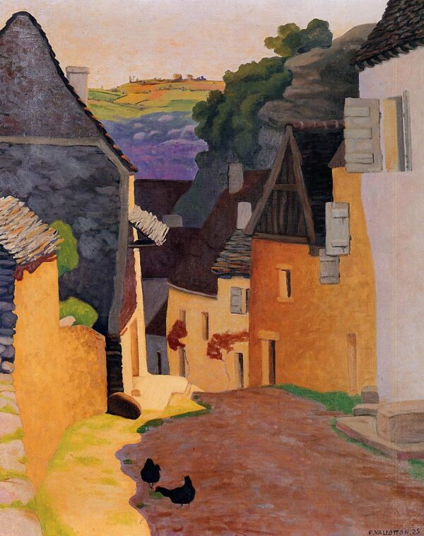 Landscape of Rocamadour - Félix Edouard Vallotton