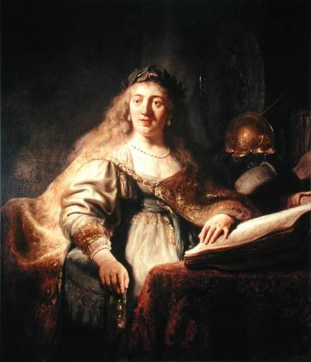 Saskia and Minerva - Rembrandt van Rijn