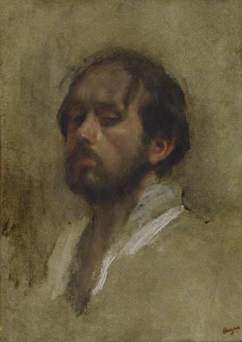 A self-portrait - Edgar Degas