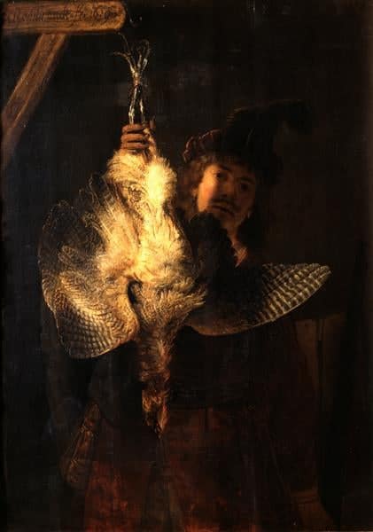 The Bittern Hunter - Rembrandt van Rijn