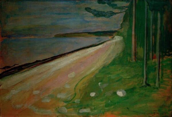 Beach near Asgardstrand - Edvard Munch