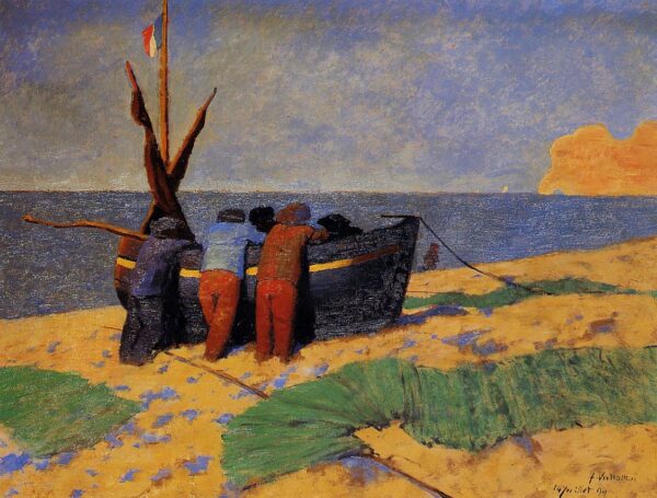 The Fourteenth of July at Etretat - Félix Edouard Vallotton