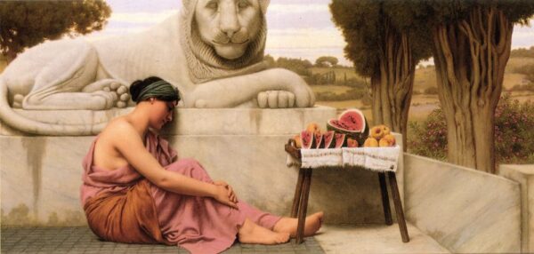 The Fruit Seller - John William Godward