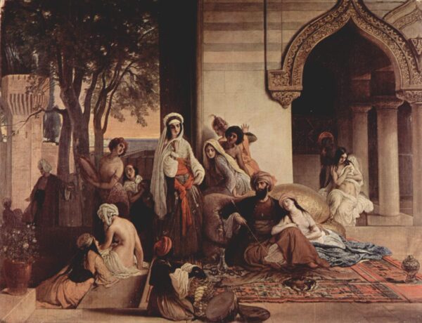 The new favorite (Harem scene) – Francesco Hayez