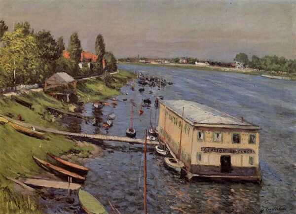 The Jetty at Argenteuil - Caillebotte