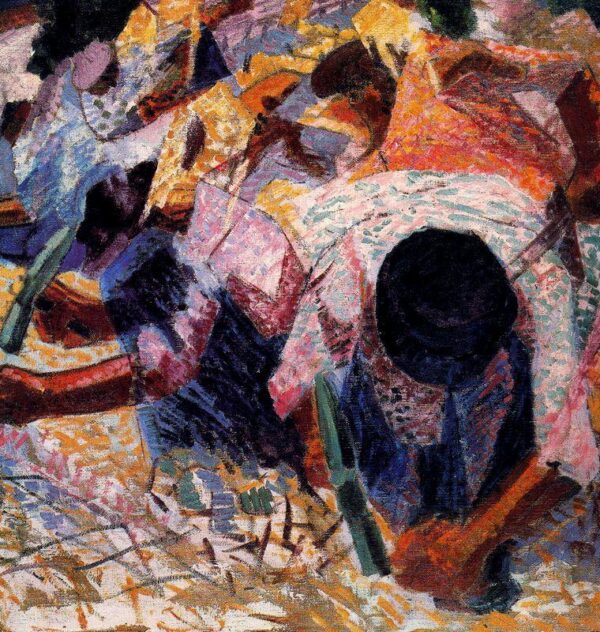 The Cobblestones of the Street - Umberto Boccioni