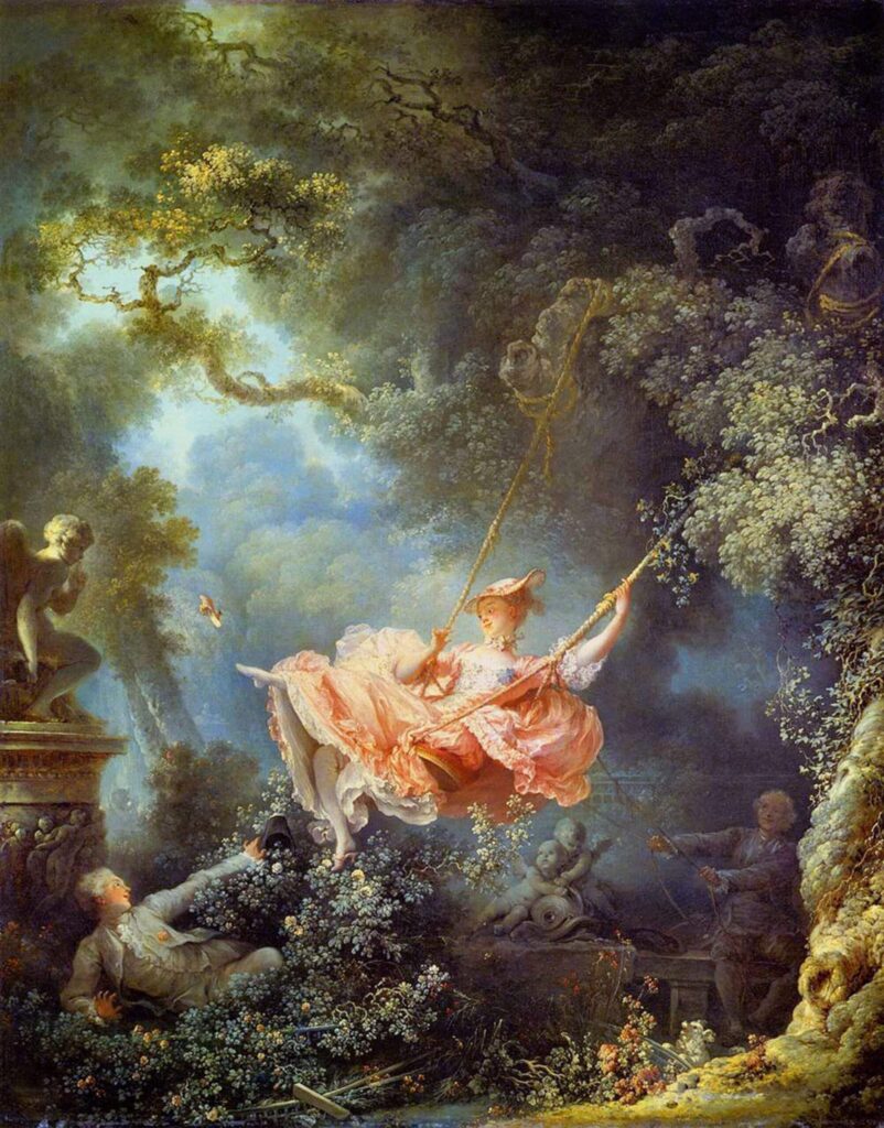 The Swing (The Happy Accidents of the Swing) - Jean-Honoré Fragonard