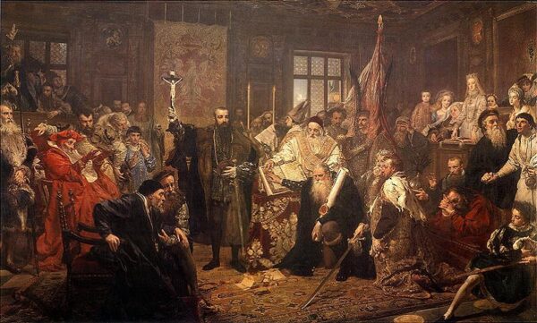 The Union of Lublin – Jan Matejko