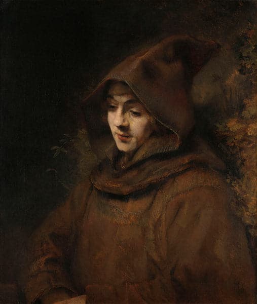 Titus as a Monk - Rembrandt van Rijn