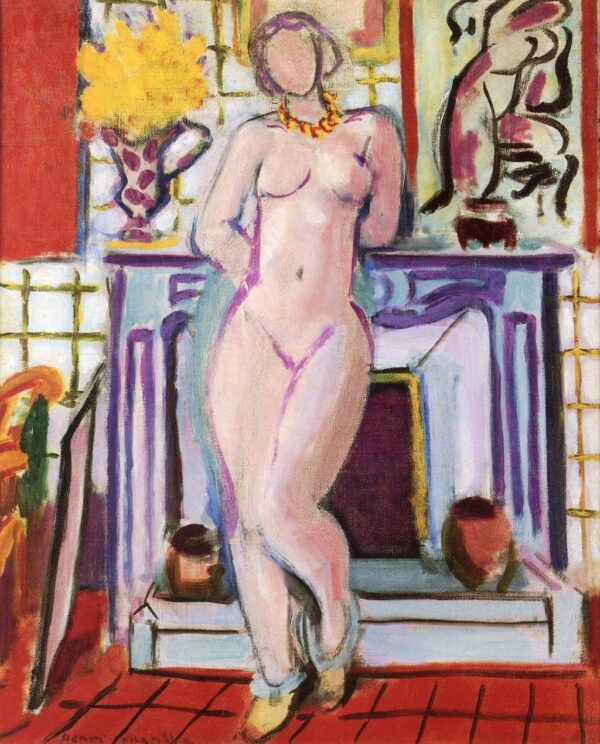 Nude by the Fireplace - Matisse