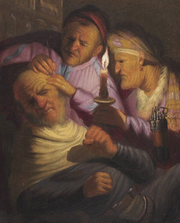 The Sense of Touch - Rembrandt van Rijn