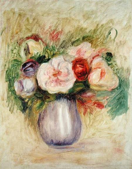 The Vase of Flowers - Pierre-Auguste Renoir