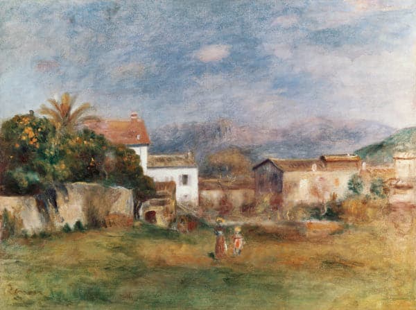 View near Cagnes - Pierre-Auguste Renoir