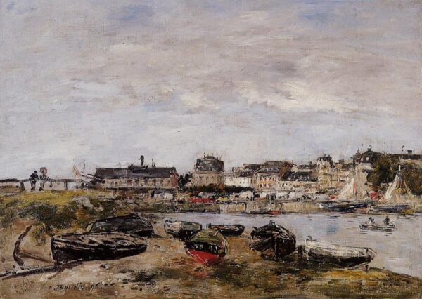 View of the Harbor, Trouville - Eugène Boudin