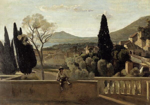 View of Tivoli (after Corot) – Berthe Morisot